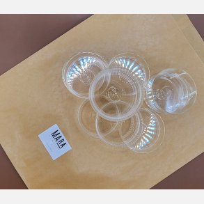 Genanvendelige plastikkopper til store fyrfadslys