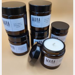 Duftlys - Vanilie, Bergamot og Lemon