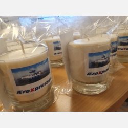 Soyalys med eget logo/billede