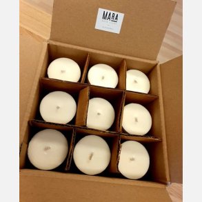 54 stk. store soya fyrfadslys