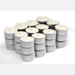 42 soya fyrfadslys. Hvert lys har 6,5 brndetimer.